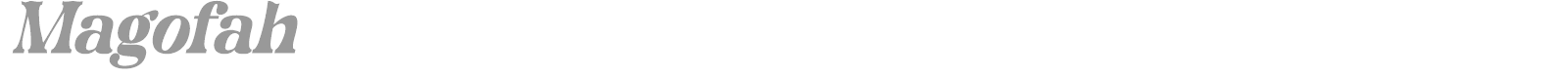 Magofah font preview